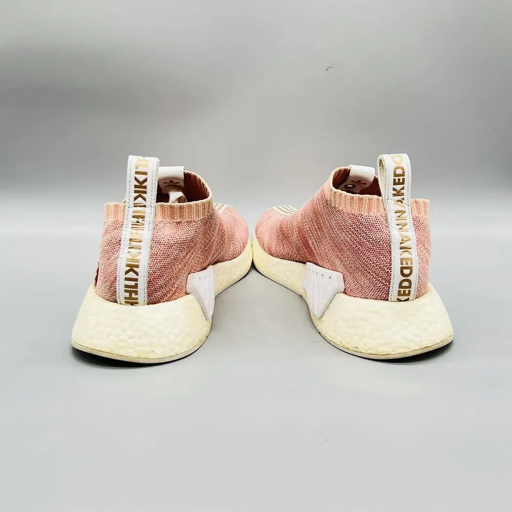 Adidas Shoes Mens 8.5 Pink NMD CS2 Kith Naked Slip On Athletic Sneakers Comfort
